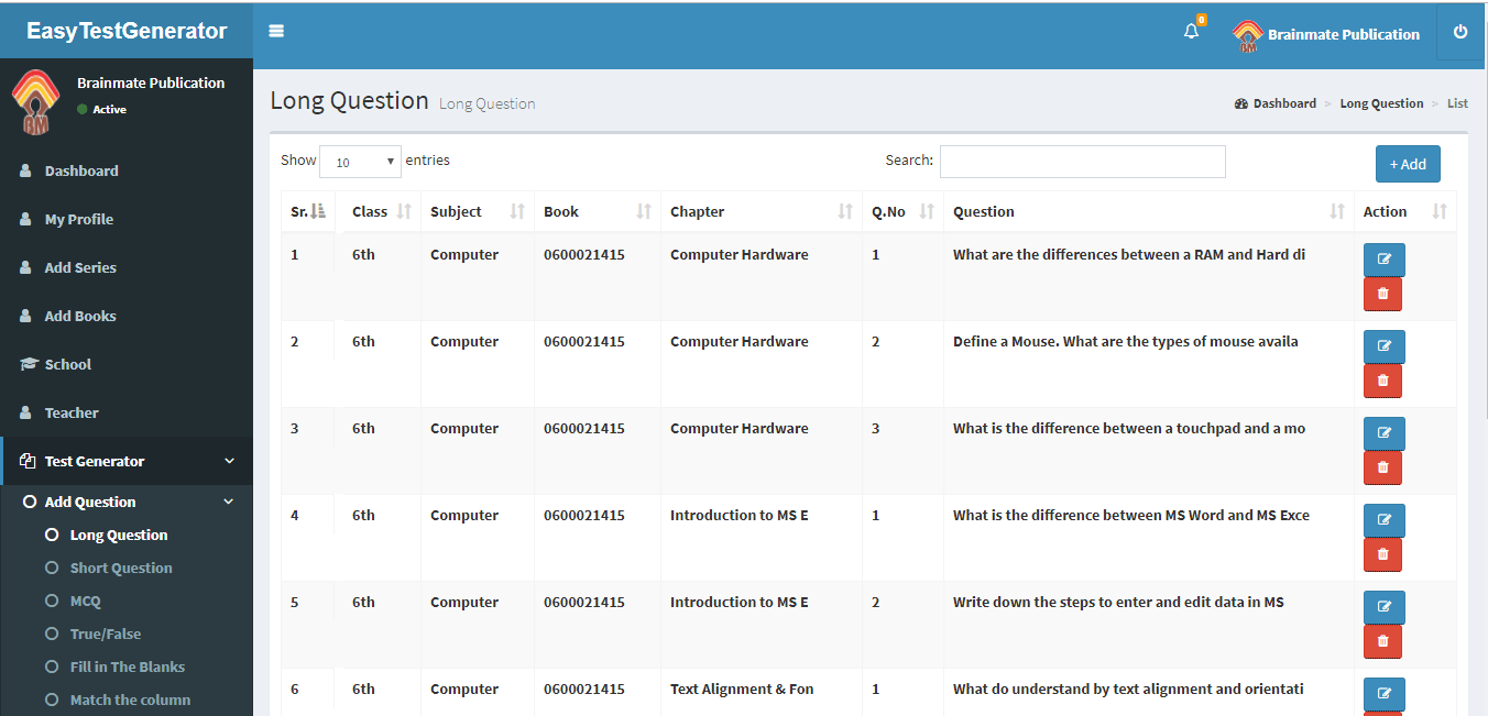 Online Easy Test Maker 9